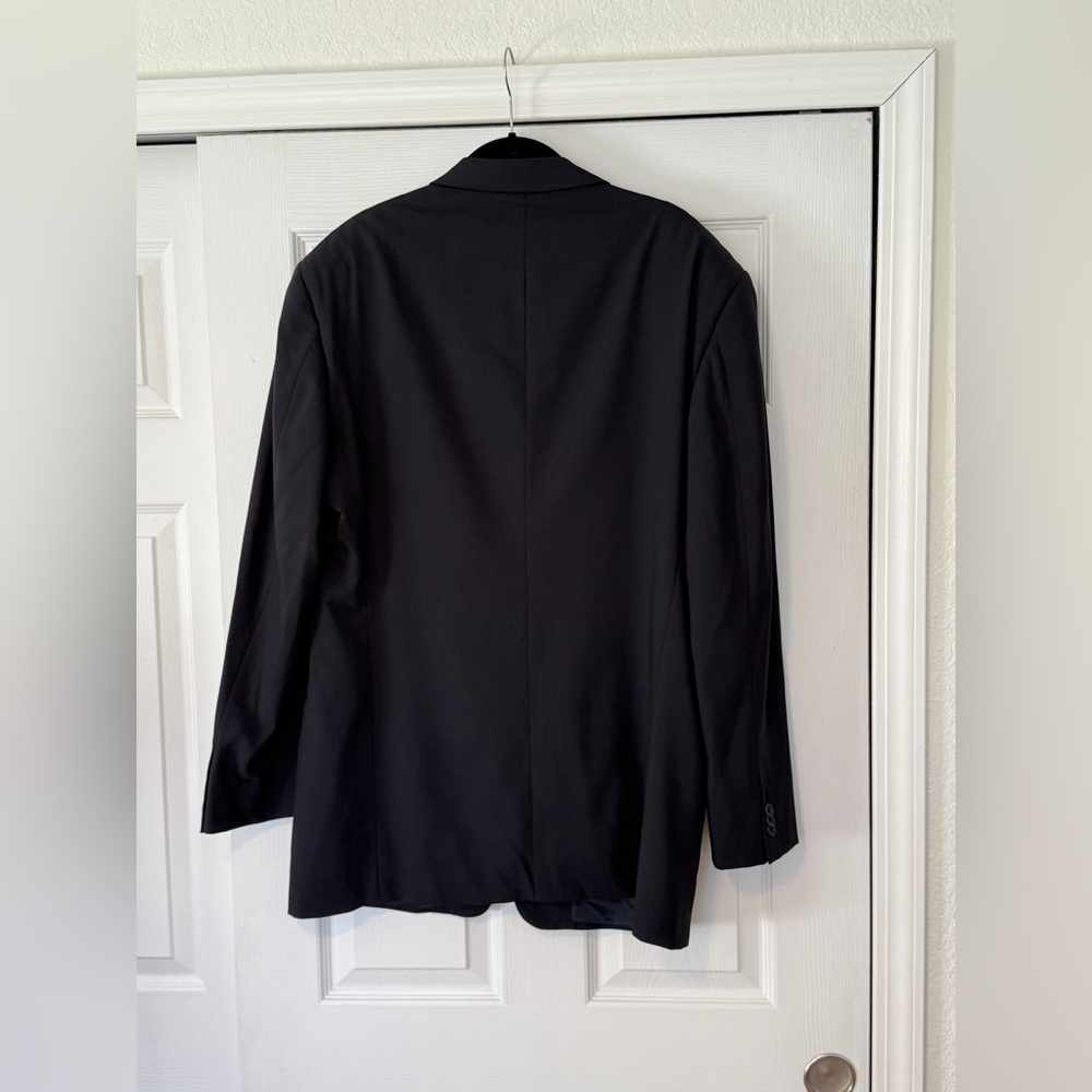Armani Collezioni Classic Black Men's Blazer - Picture 2 of 10